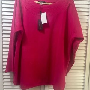 1x Hot pink ,New with tags , tunic style . Cable and Gauge brand .